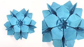 Origami FLOWER kusudama by Flaviane Koti | Paper kusudama
