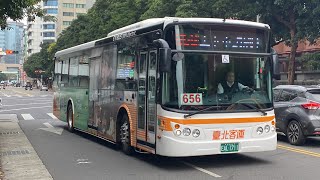 台北客運 華德RAC電巴 656路 EAL-1711