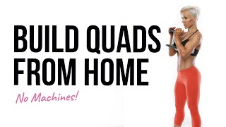 BEST Exercises To Build Quads At Home (THESE ARE KILLER!)