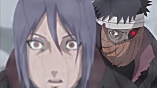 Konan beat the sh*t out of Obito for a sec there