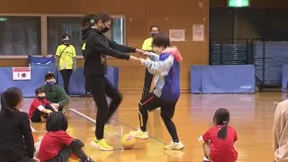 女性アスリートと一緒にスポーツ　親子の絆深める　スピードスケート高木菜那さんも参加　広島・廿日市市