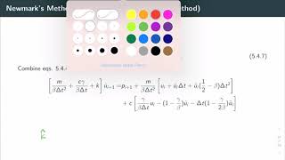 Unit 5.4-Numerical Methods: Newmark's Method