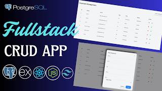 Build a CRUD App Using PostgreSQL, Express JS, React JS, Node JS | PERN Stack