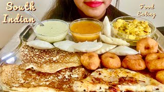 The Ultimate South Indian Feast: Masala Dosa l Butter Dosa l Medu Vada l Uttapam l Idli Asmr