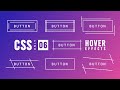 CSS Only 6 Simple Buttons Hover Effects