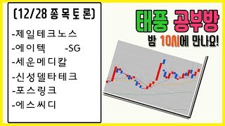 태풍 공부방 종목 토론 - 밤 10시에 만나요~!!