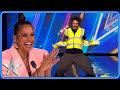 HILARIOUS HI-VIS STRIPTEASE leaves Simon baffled! | Auditions | BGT 2023