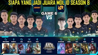 MATCH PENENTUAN JUARA MDL ID S8 !! TERNYATA INI JUARA BARU MDL !! RRQ SENA VS BOSSQUE GAME 6