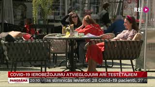 Covid-19 ierobežojumu atvieglojumi arī testētajiem