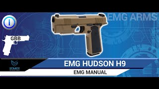 EMG Arms Hudson H9 GBB Pistol Manual