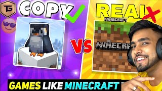 Top 3 games like minecraft  😮 realistic  games Minecraft copies 😱