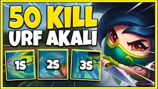 *URF IS BACK* MY HIGHEST KILL GAME IN HISTORY (AKALI MAIN VS. URF 2020) - League of Legends