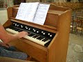 harmonium reed organ bach toccata jouée par hajo frommen