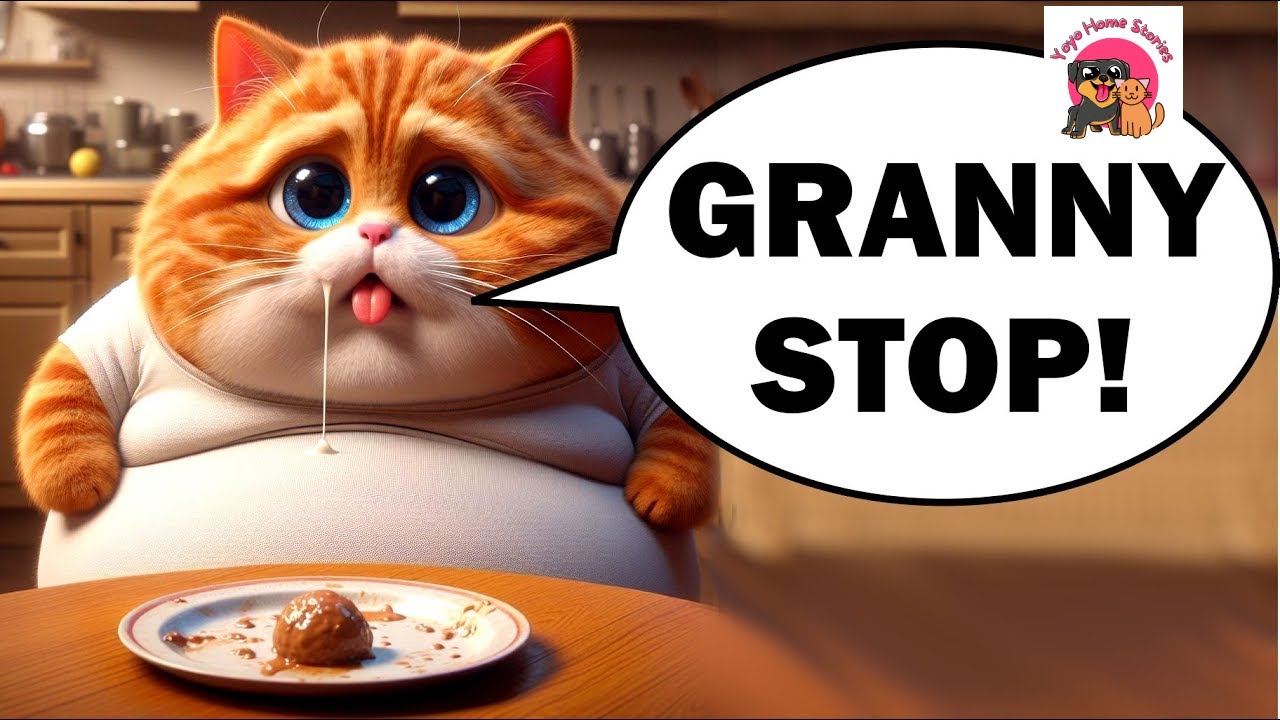Kitten Explodes From Too Much Grandma Love Youtube