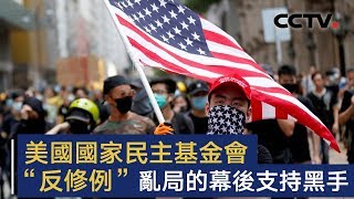 美国国家民主基金会 “反修例”乱局的幕后支持黑手 | CCTV