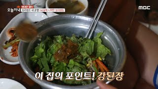 [생방송 오늘 저녁] 66살에 시작한 보리밥집! 포인트는 강된장?, MBC 230829 방송