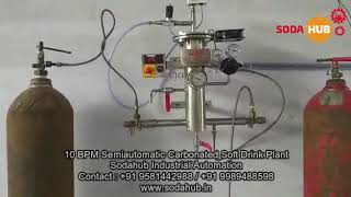 SODA HUB 10 BPM CARBONATED SOFT DRINK MACHINERY