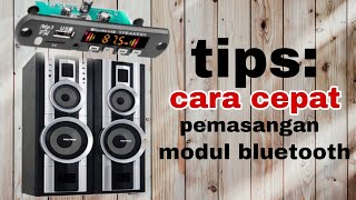 TUTORIAL CARA PASANG MODUL BLUETOOTH/MP3 PADA SPEAKER AKTIF POLYTRON PAS28