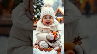 Cutest Christmas Baby Ever!❤️Caught on Camera! 🎅✨ #cute #cutebaby