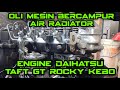 Oli mesin bercampur air radiator di mesin Daihatsu taft gt rocky kebo