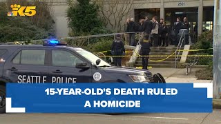 Medical examiner rules 15-year-olds death was a homicide