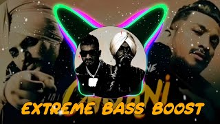 Chorni [Extreme Bass Boost] Sidhu moosewala x Divine || Punjabi song || Warning ⚠️