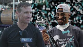 Saints Legend Drew Brees Predicted EAGLES Super Bowl LIX Win! (Exclusive)