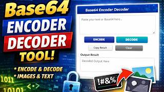 Base64 Encoder Decoder Tool – Encode & Base64 Decode Online (Free Tool)