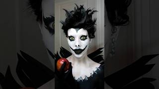 Ryuk makeup 🖤👻 #makeup #makeuplook #cosplay #ryuk #makeuptransformation #deathnote #anime