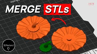 🎃 How To Combine STL Files - Bambu Studio Merge Objects - Bambu Studio Move Object Up