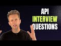 How to answer API Interview questions