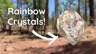 Crystal hunting for RAINBOW Quartz!