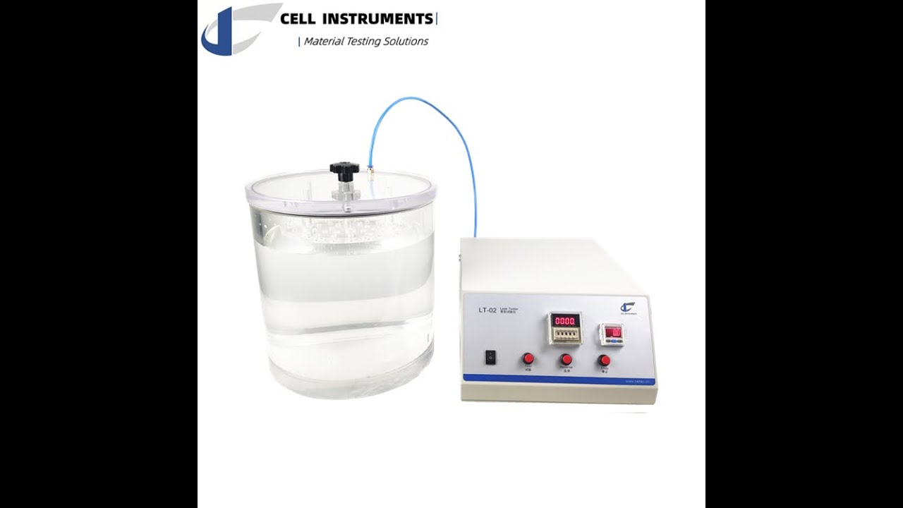 Operation Of CELL INSTRUMENTS LT-02 LEAK TESTER|ASTM D3078 BUBBLE ...