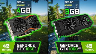 GTX 1050 Ti vs GTX 1060 3GB - Test in 8 Games