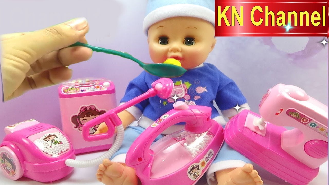 Bé Na Cho Búp Bê Baby Alive ăn | Đồ Gia Dụng KN Channel Houseware | Đồ ...