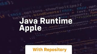 java runtime apple