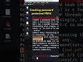 cracking a password protected PDF document!