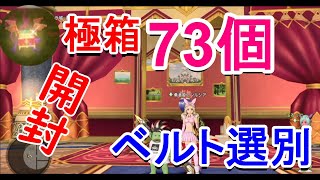 【ドラクエ10】ベルト選びに困ってる方必見！悔恨と断罪をレベル30まで上げて極箱73個開けてみた！