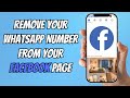 How to Disconnect WhatsApp Business from Facebook Page