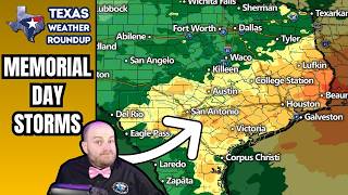 Memorial Day Weekend Weather: Texas Storms, Heavy Rain and Flood Concerns