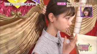 乃木坂46 ラーメン店で髪を後ろに結ぶ「西野 七瀬」が超可愛い！！Full HD