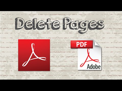 How to delete pages from PDF in Adobe Reader How to delete pages from PDF in Adobe Reader