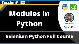 Modules in Python - Math and Random (Selenium Python - Session 133)