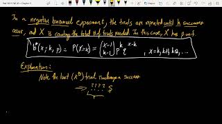 Common Discrete Distributions- Negative Binomial and Geometric 1
