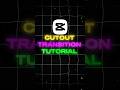 Cutout Transition Tutorial 🤩 | Capcut Tutorial | #capcut #animeedit #capcuttutorial