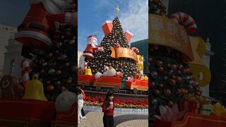 Giant Christmas Tree in Macau #shorts #amazing