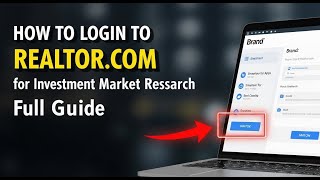 How to login to Realtor.com for investment market research - Full Guide
