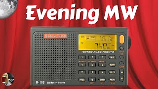 Sihuadon R-108 Amber Edition Shortwave Radio Evening MW