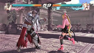 Armor King vs Lucky Chloe (Hardest AI) - Tekken 7 Arcade