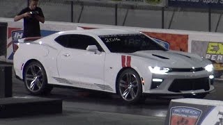 2016 Camaro SS 8 Speed Auto 1/4 Mile Drag Video - Road Test TV ®